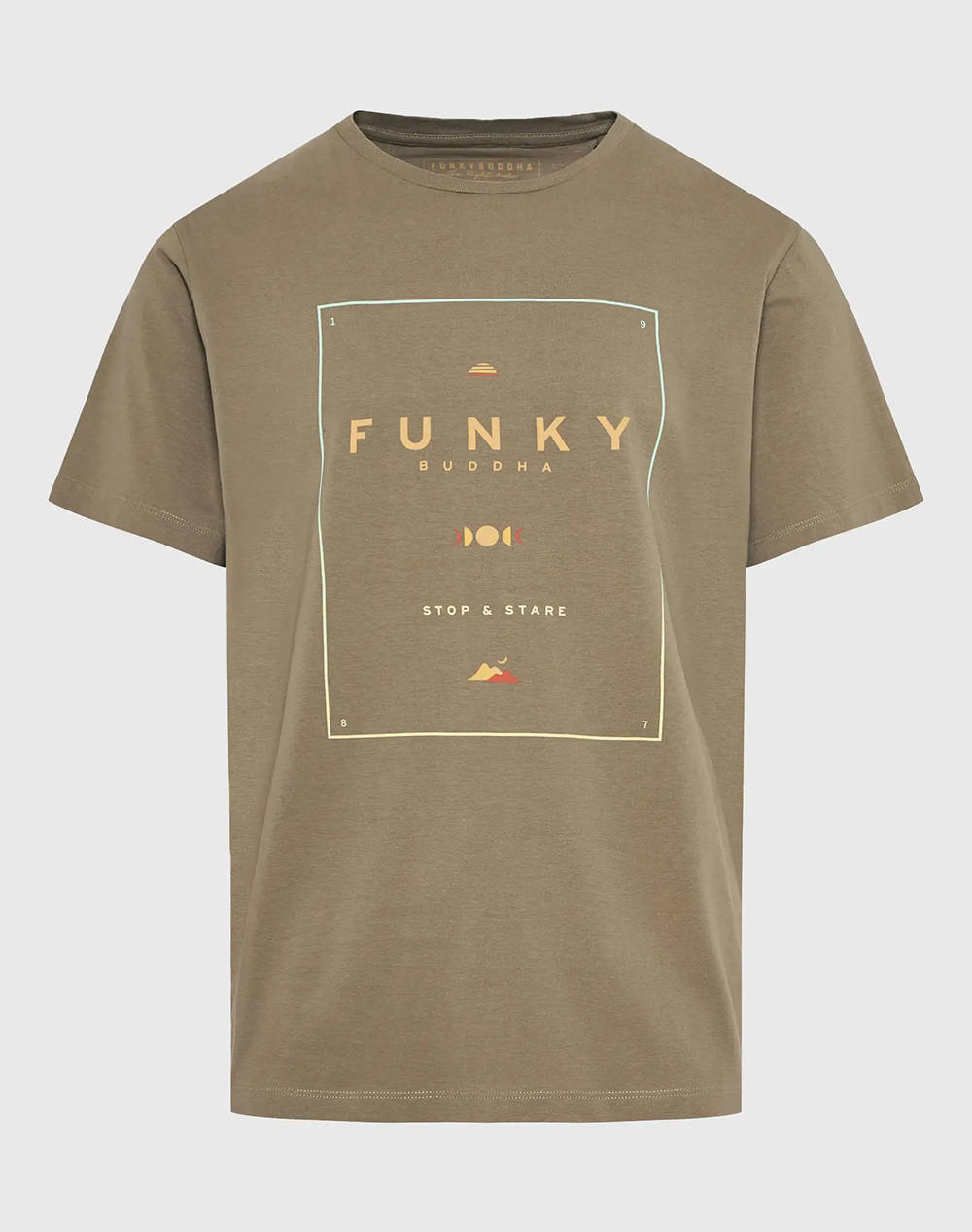 FUNKY BUDHA Bluza de barbati Maneca Scurta Cu imprimeu