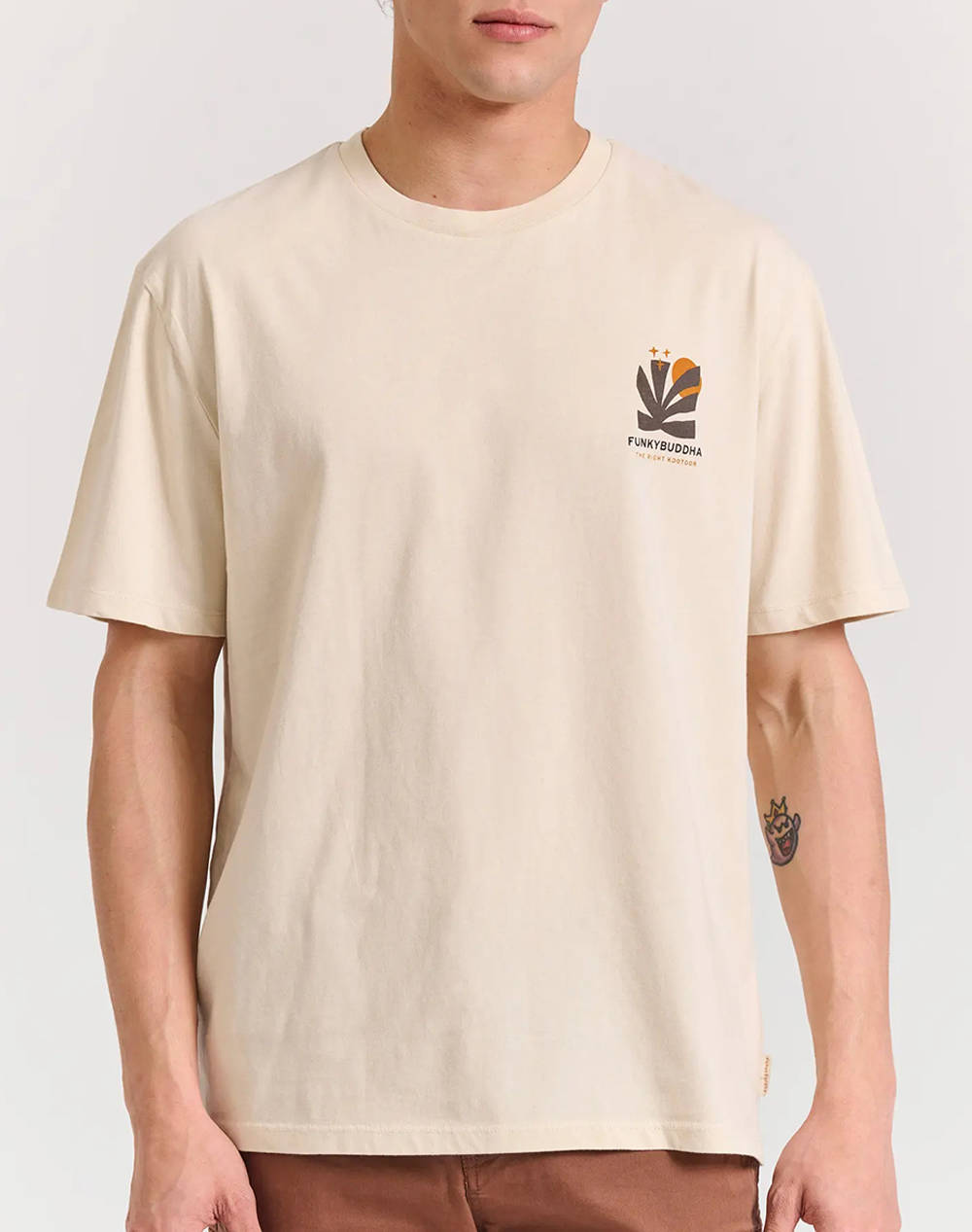 FUNKY BUDHA Bluza de barbati Maneca Scurta Cu imprimeu
