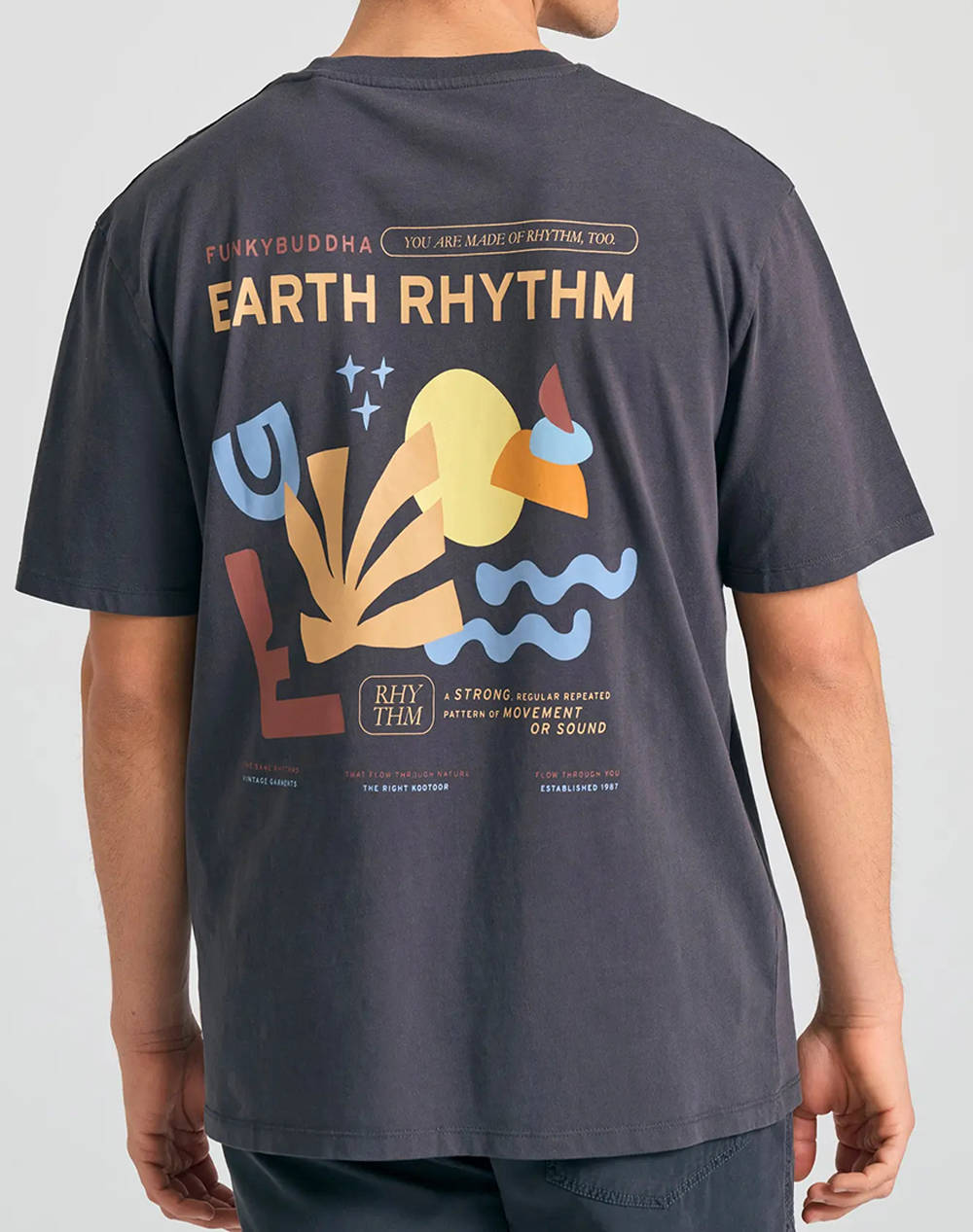 FUNKY BUDHA Bluza de barbati Maneca Scurta Cu imprimeu