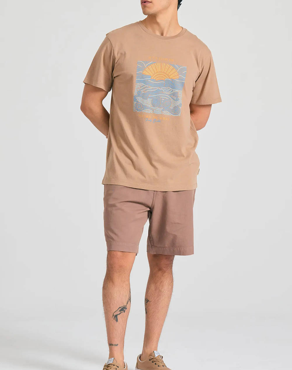 FUNKY BUDHA Bluza de barbati Maneca Scurta Cu imprimeu