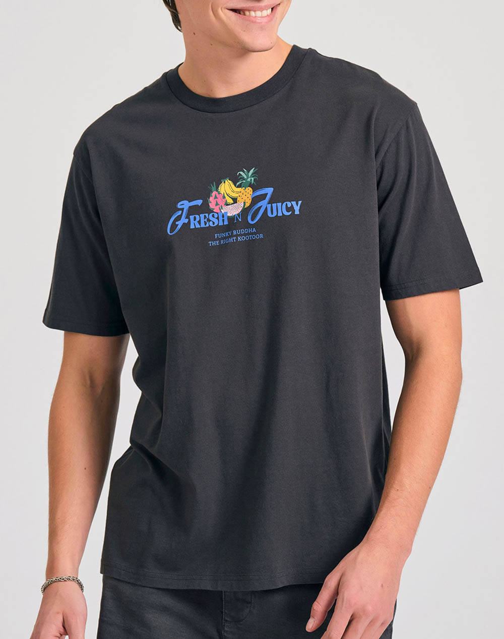 FUNKY Bluza de barbati Maneca Scurta Cu Imprimeu