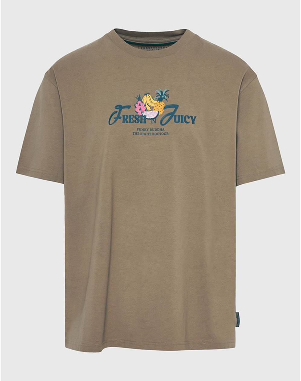 FUNKY Bluza de barbati Maneca Scurta Cu Imprimeu