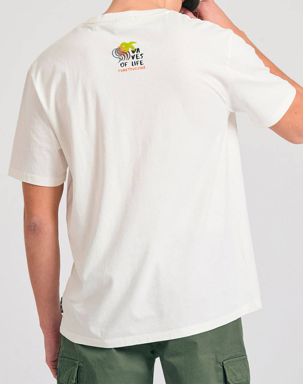 FUNKY BUDDHA Bluza de barbati Maneca Scurta Cu Imprimeu
