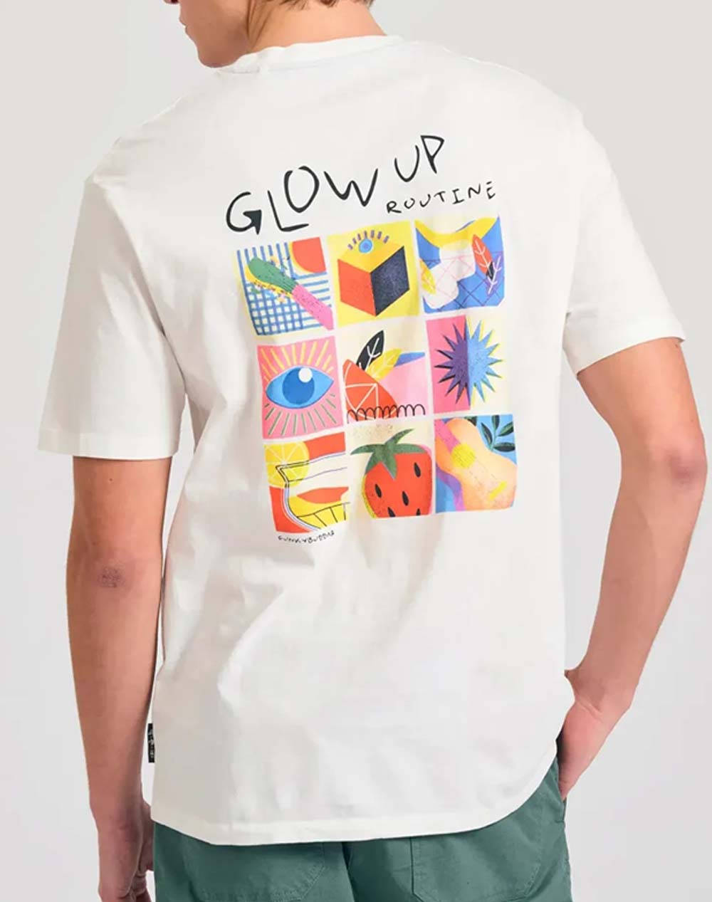 FUNKY Bluza de barbati Maneca Scurta Cu Imprimeu