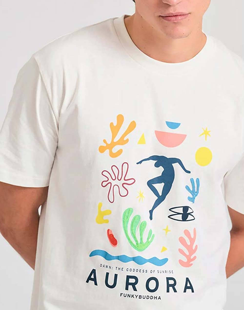 FUNKY Bluza de barbati Maneca Scurta Cu Imprimeu