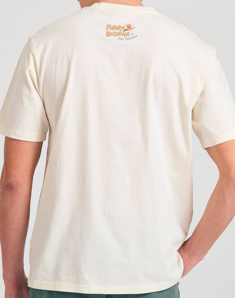 FUNKY BUDDHA Bluza de barbati cu maneca scurta si imprimeu