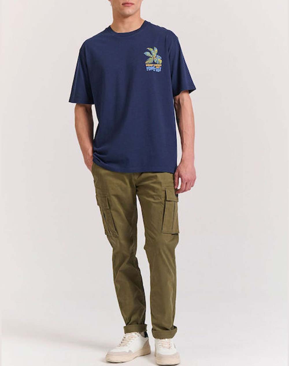 FUNKY BUDDHA Bluza de barbati Maneca Scurta Cu Imprimeu