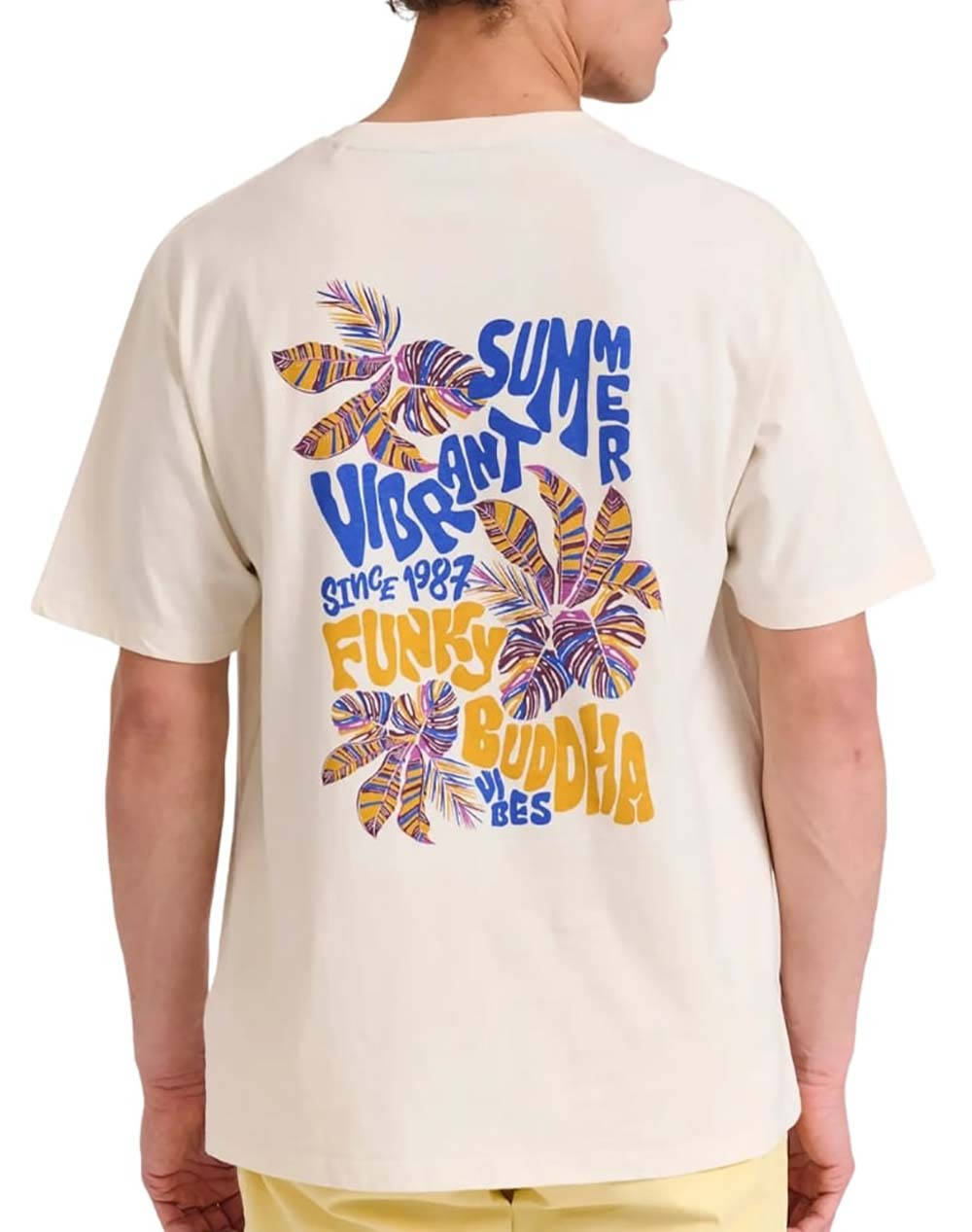FUNKY BUDDHA Bluza de barbati Maneca Scurta Cu Imprimeu