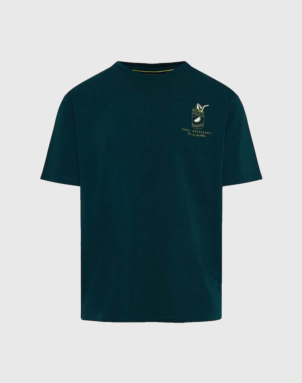 FUNKY Bluza de barbati Maneca Scurta Cu Imprimeu