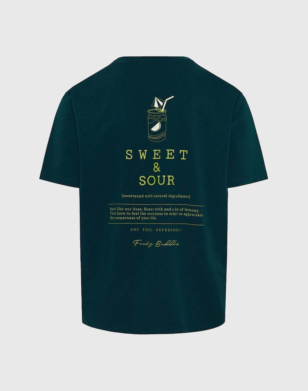 FUNKY Bluza de barbati Maneca Scurta Cu Imprimeu