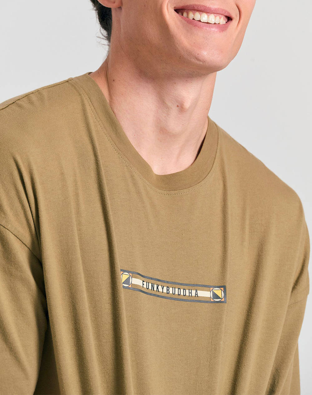 FUNKY BUDDHA Bluza de barbati Maneca Scurta Cu Imprimeu