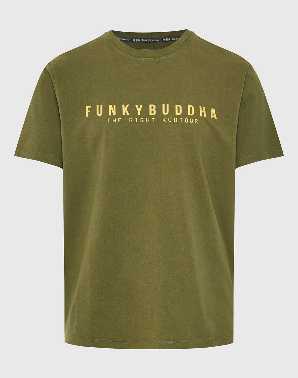 FUNKY BUDHA Bluza de barbati cu maneca scurta si imprimeu