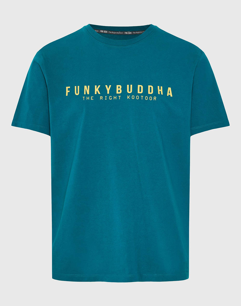 FUNKY BUDHA Bluza de barbati cu maneca scurta si imprimeu