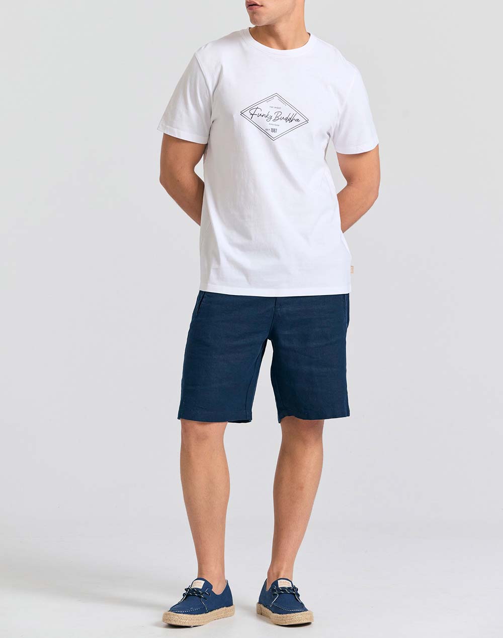 FUNKY BUDDHA Bluza de barbati Maneca Scurta Cu Imprimeu