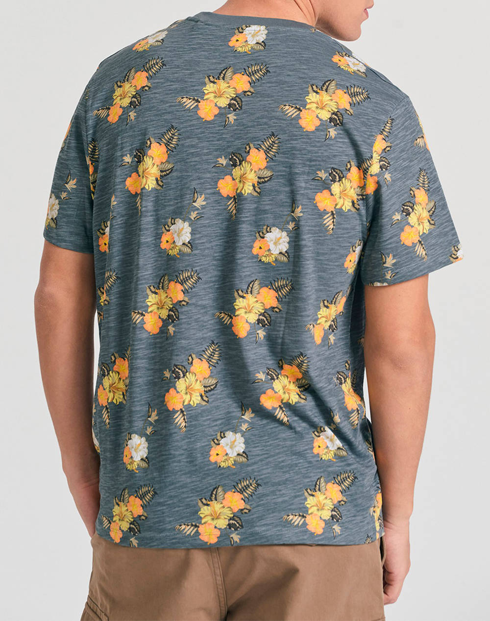 FUNKY BUDDHA Bluza de barbati Maneca Scurta Cu Imprimeu