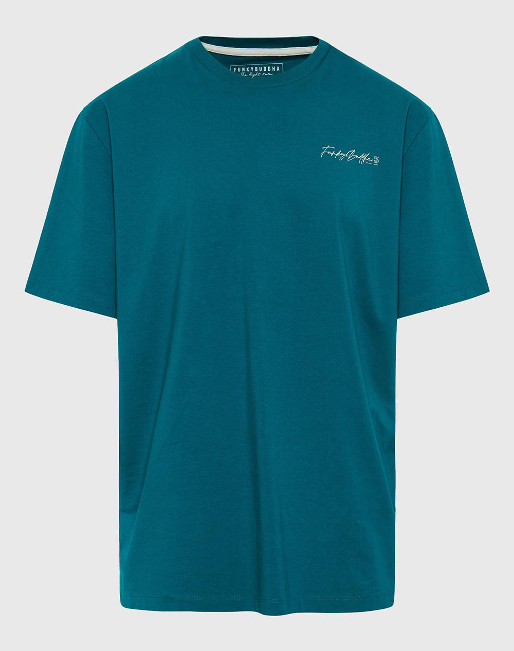 FUNKY BUDDHA Bluza de barbati Maneca Scurta Cu Imprimeu