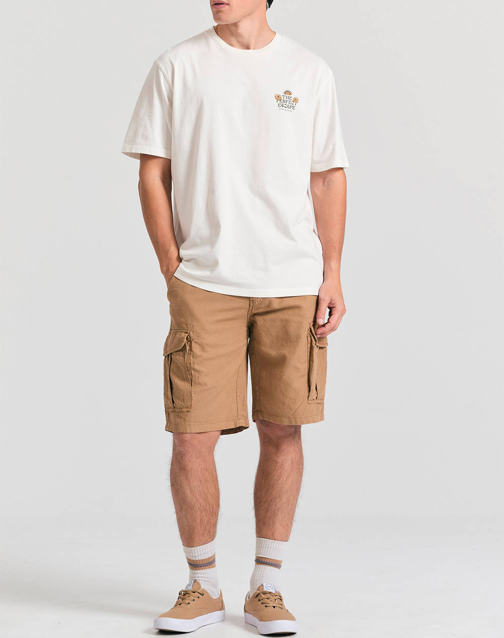 FUNKY BUDDHA Bluza de barbati Maneca Scurta Cu Imprimeu