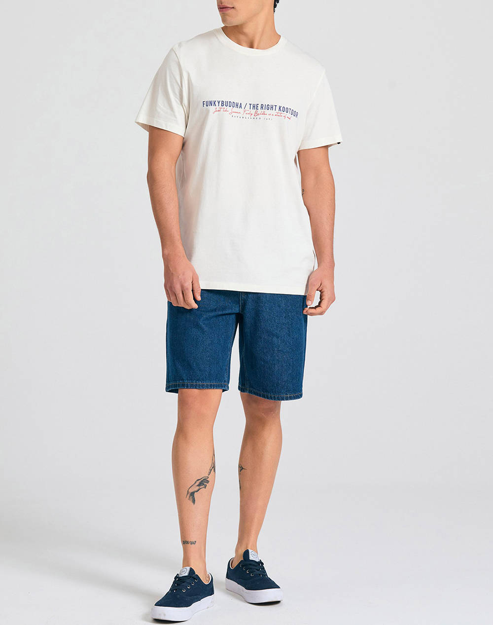 FUNKY BUDDHA Bluza de barbati Maneca Scurta Cu Imprimeu