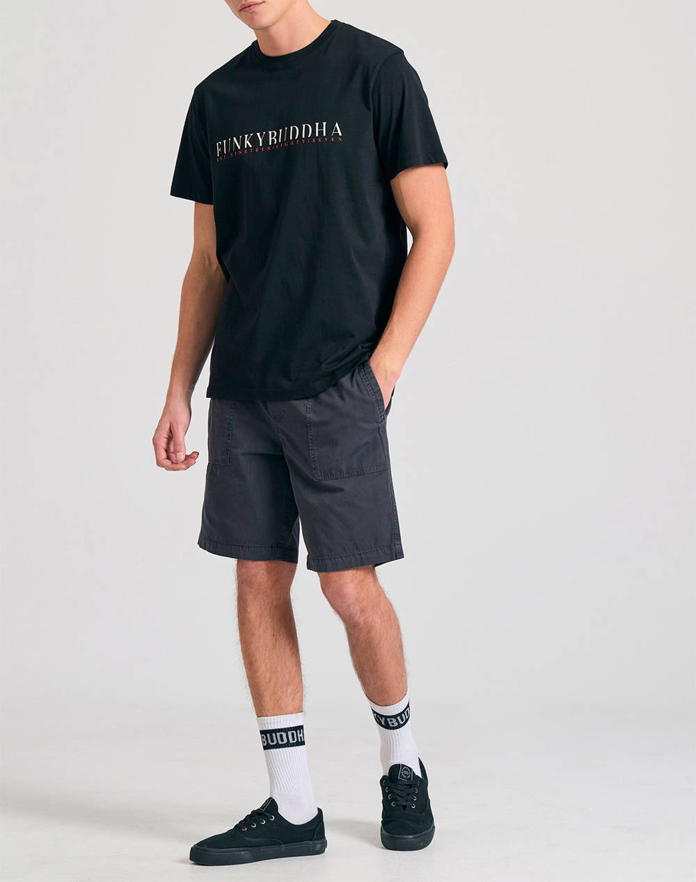 FUNKY BUDDHA Bluza de barbati Cu Imprimeu