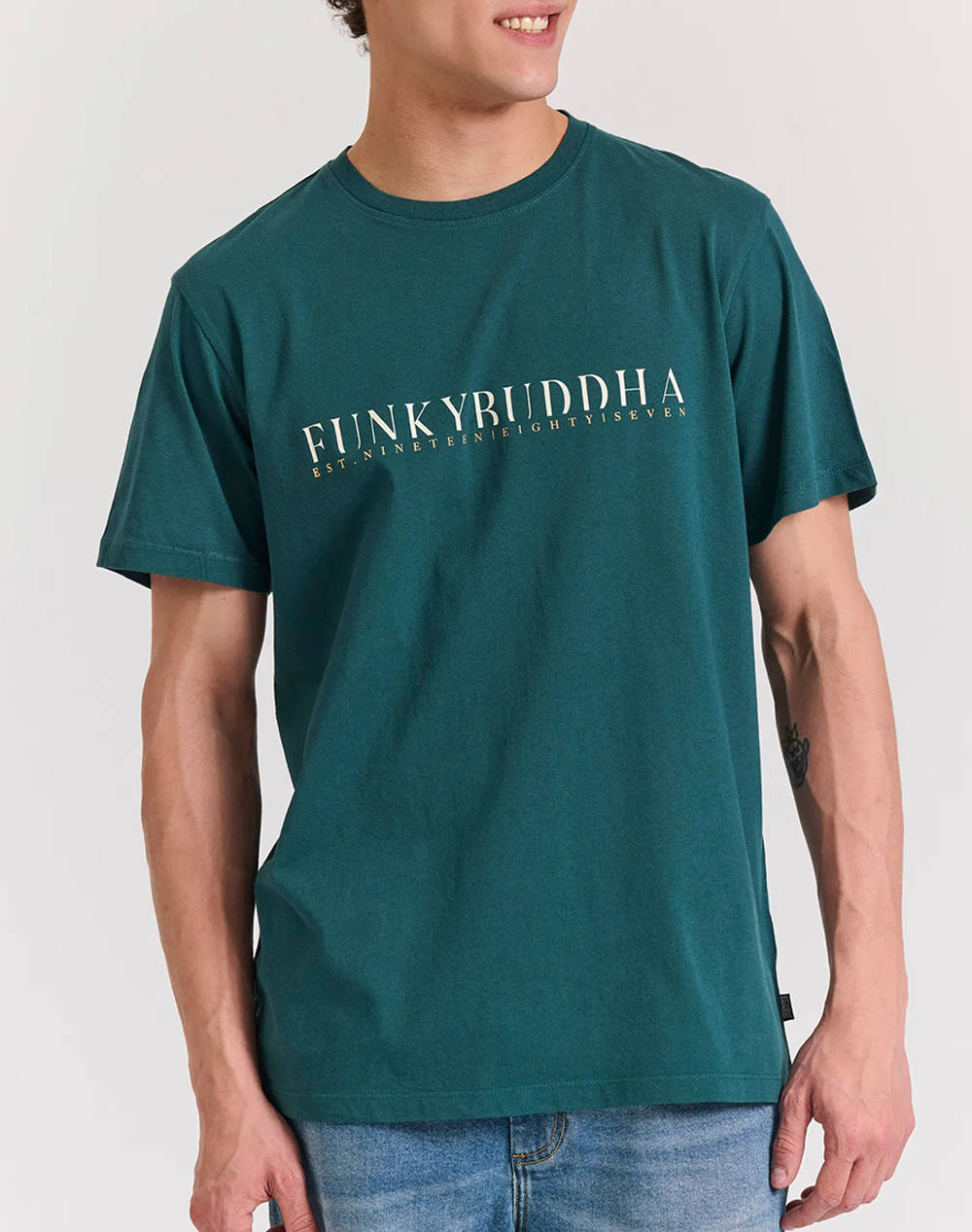 FUNKY BUDDHA Bluza de barbati Cu Imprimeu