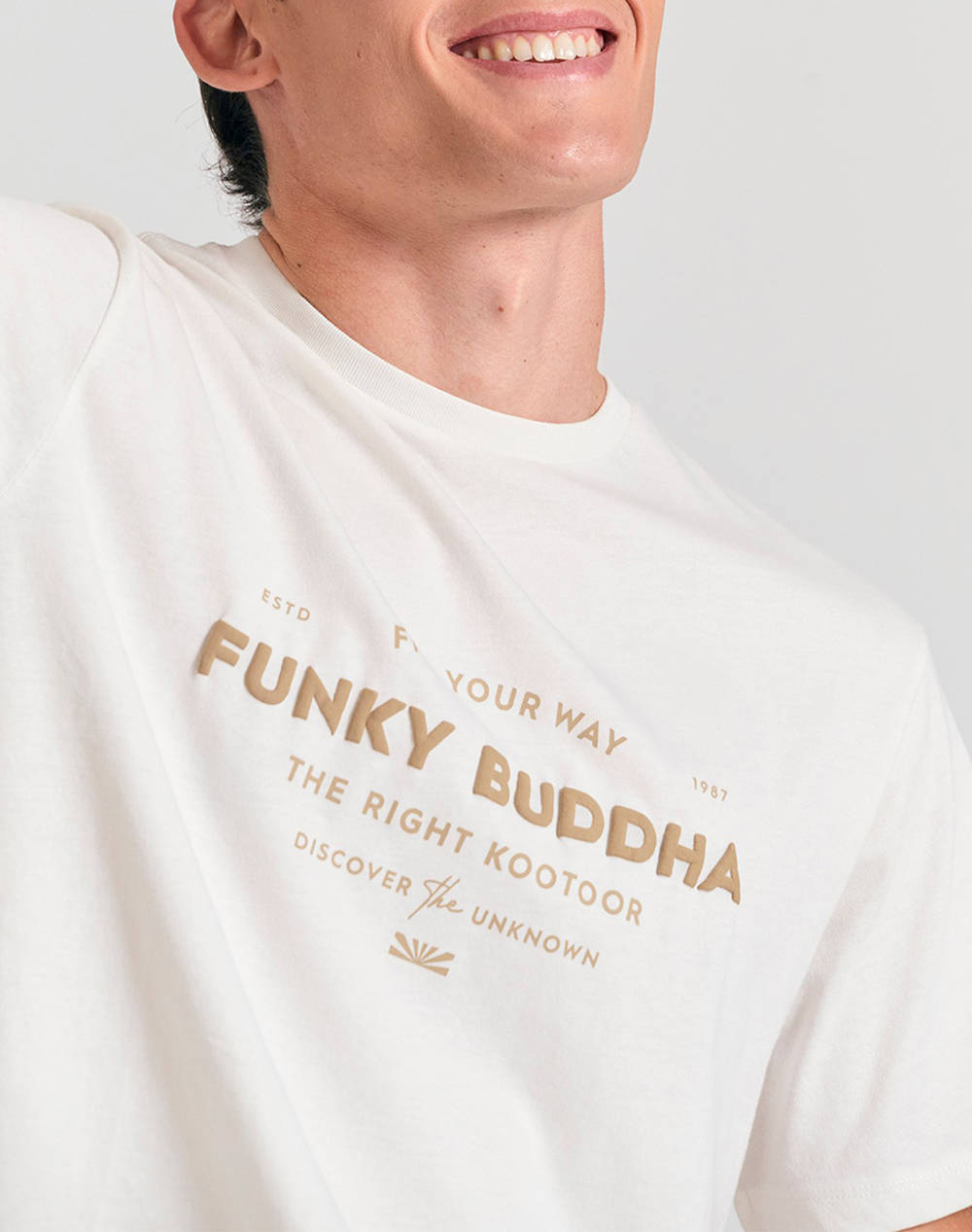 FUNKY BUDDHA Bluza de barbati Maneca Scurta Cu Imprimeu