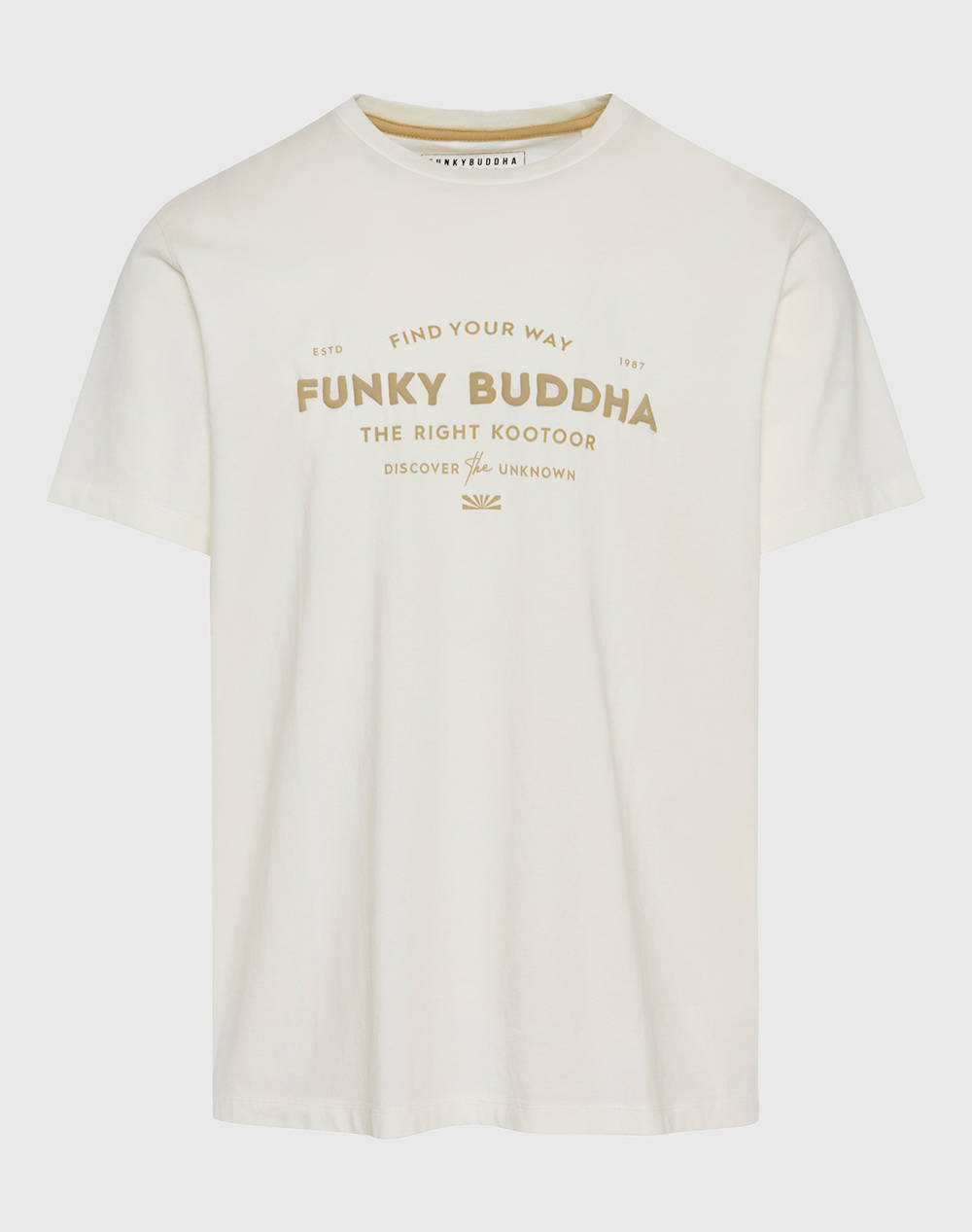 FUNKY BUDDHA Bluza de barbati Maneca Scurta Cu Imprimeu
