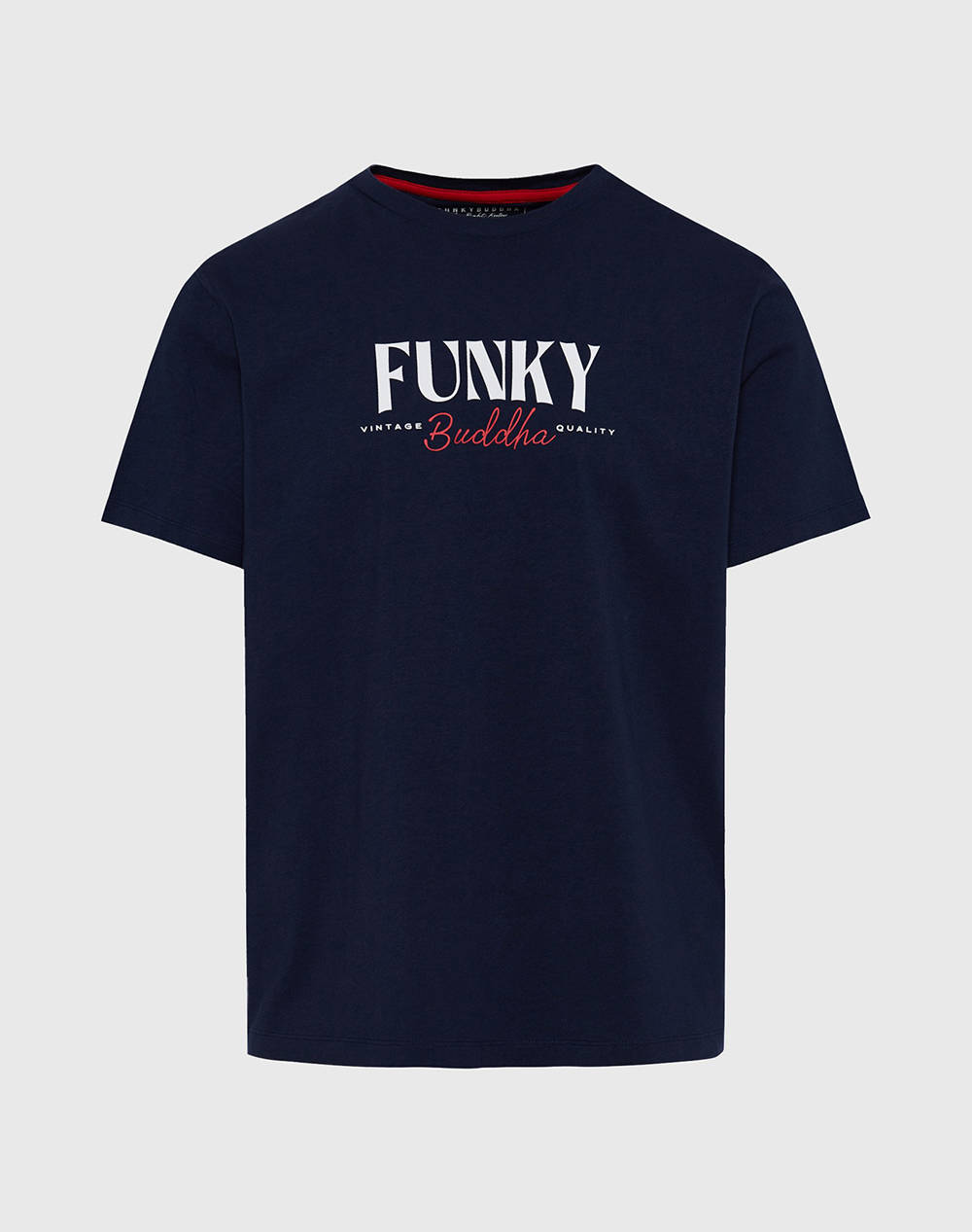 FUNKY BUDDHA Bluza de barbati Maneca Scurta Cu Imprimeu