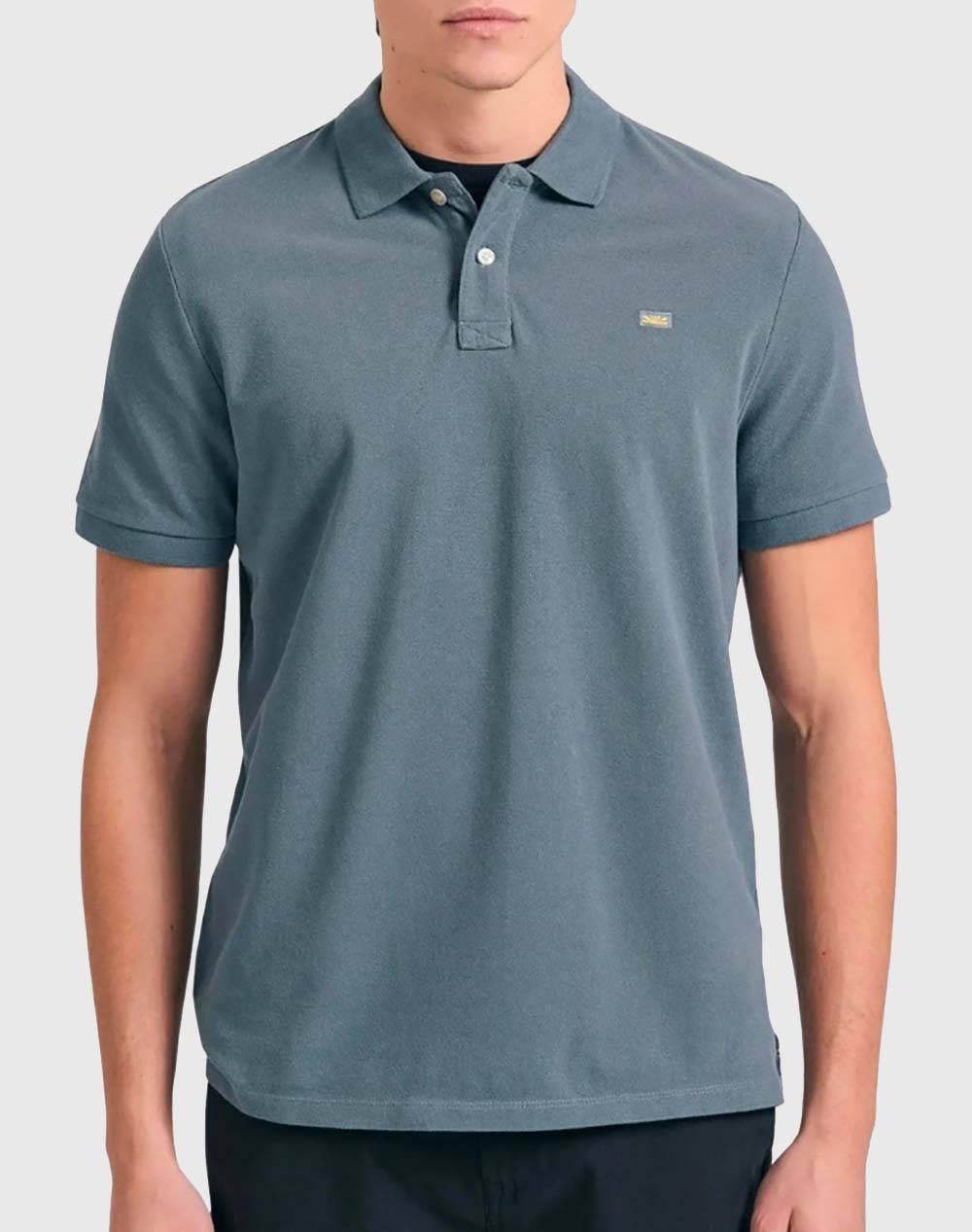 FUNKY BUDDHA Bluza Barbati Guler Polo