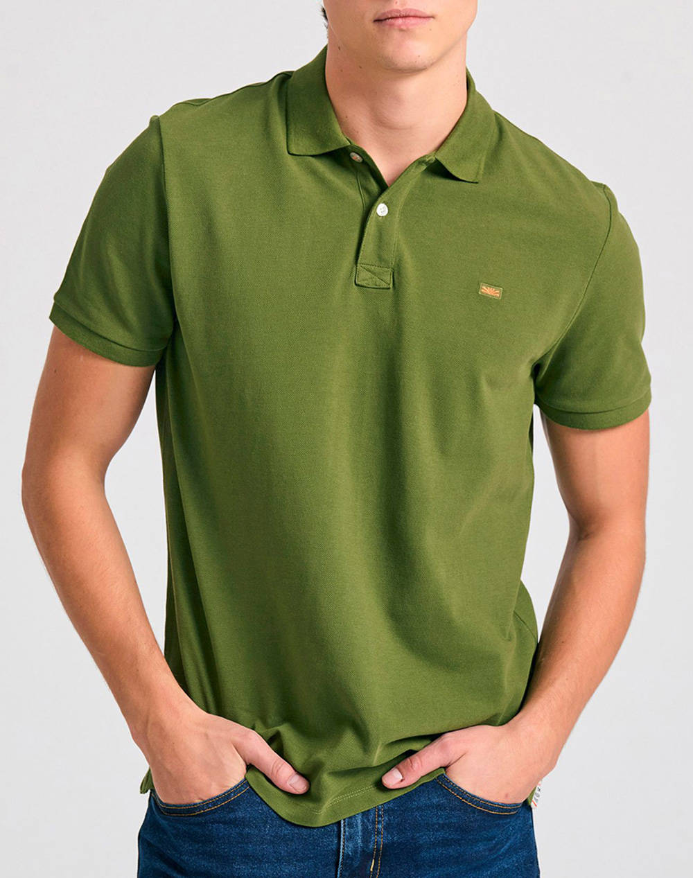 FUNKY BUDDHA Bluza Barbati Guler Polo