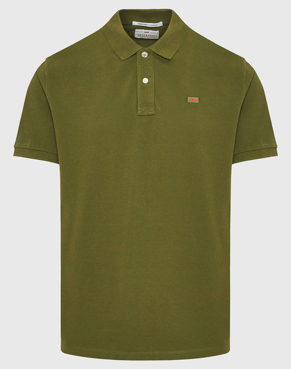 FUNKY BUDDHA Bluza Barbati Guler Polo