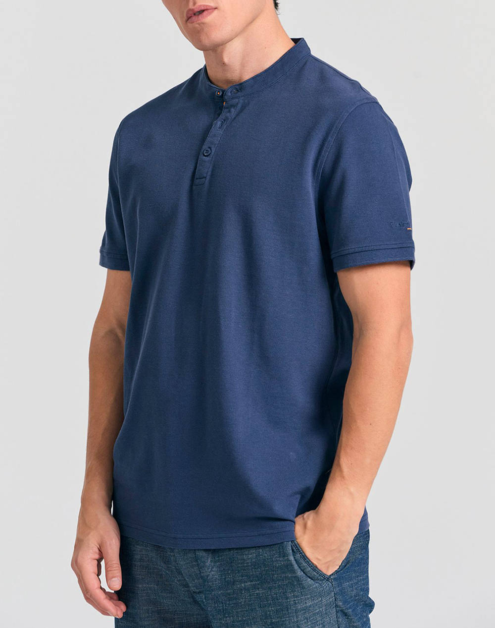 FUNKY BUDHA Bluza de barbati cu guler polo