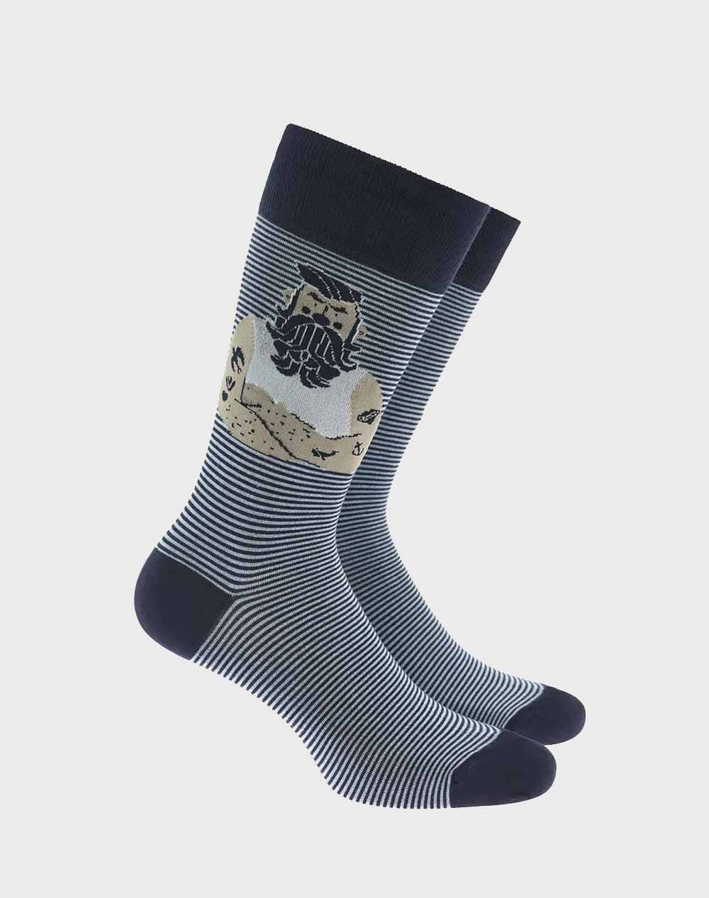 WALK SOSETE DE BARBATI BAMBOO CU DESIGN