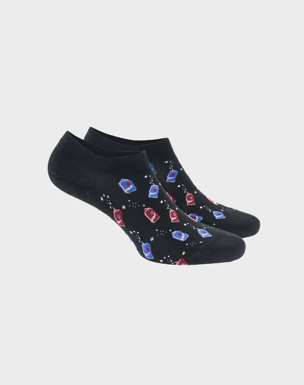 WALK SOSETE SNEAKER DE BARBATI BAMBOO CU DESIGN