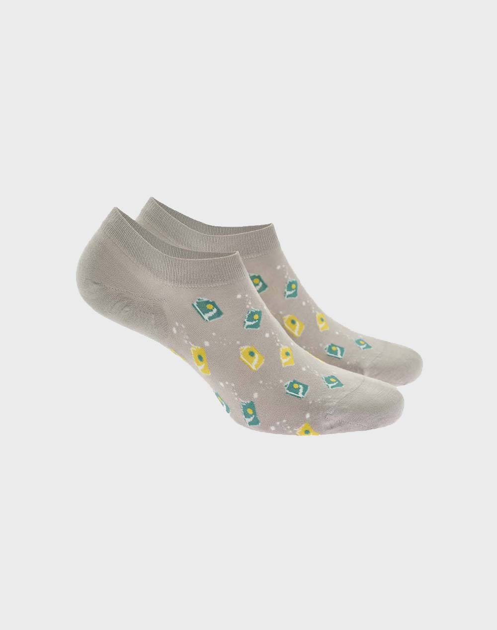 WALK SOSETE SNEAKER DE BARBATI BAMBOO CU DESIGN
