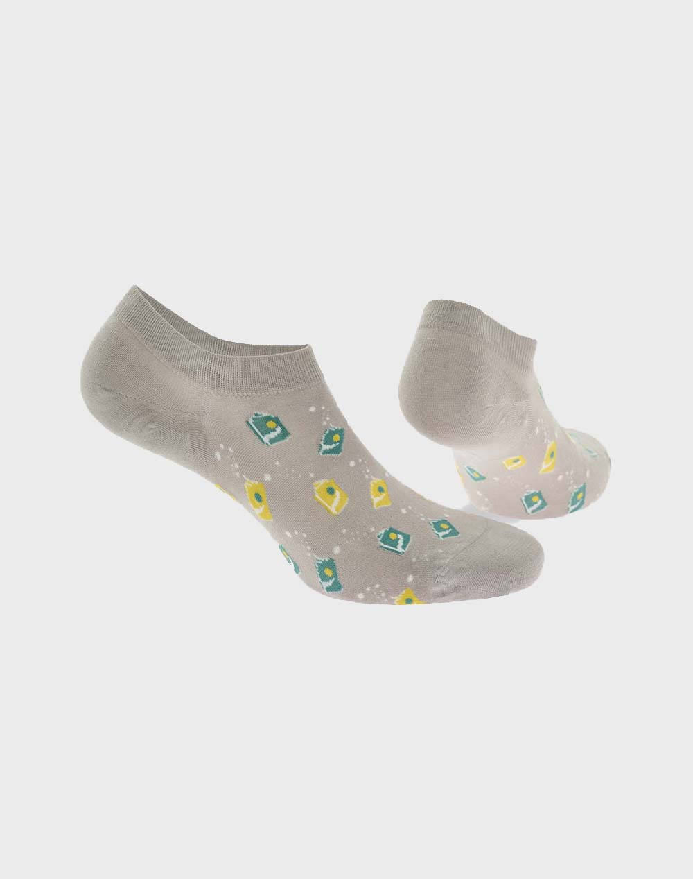 WALK SOSETE SNEAKER DE BARBATI BAMBOO CU DESIGN