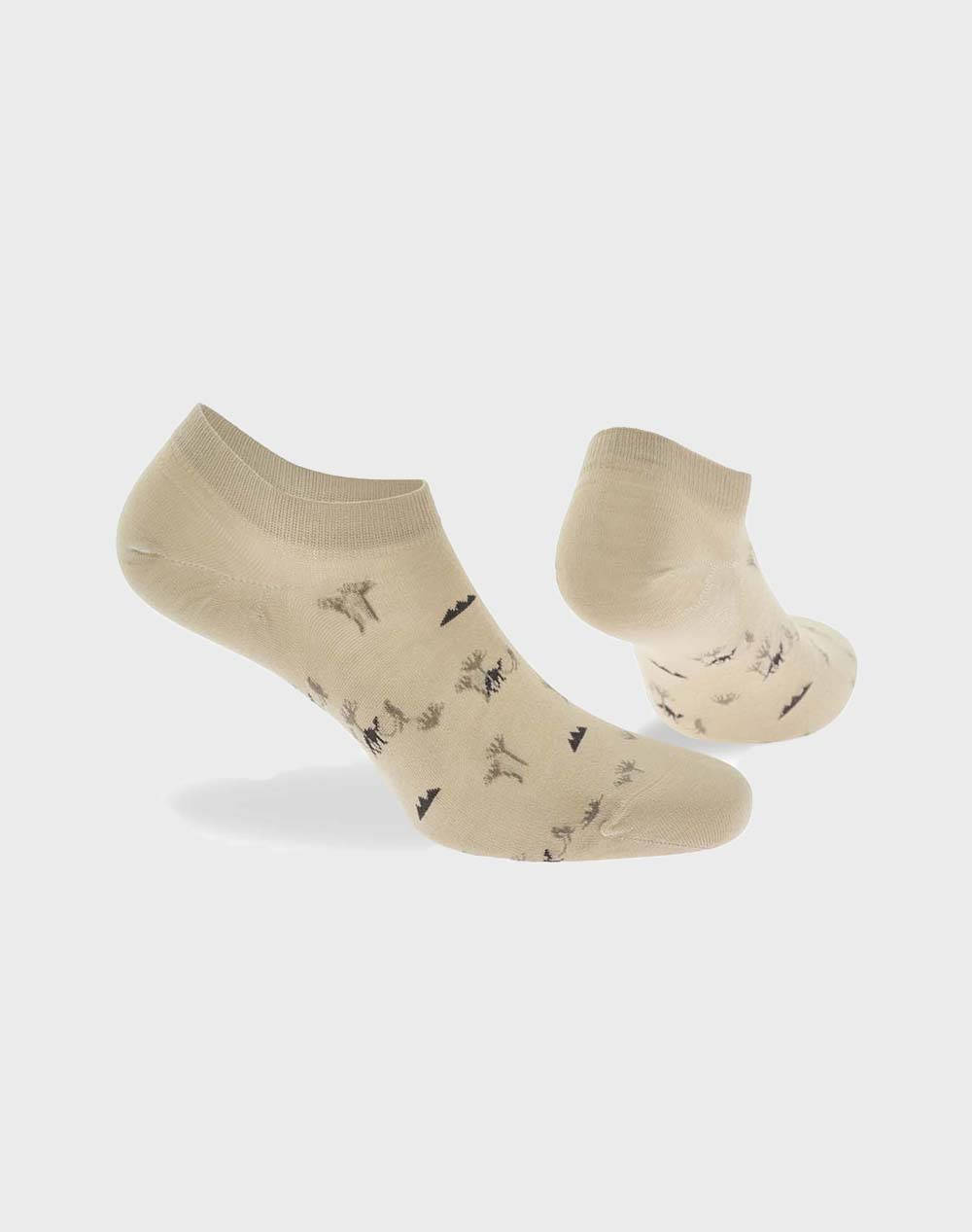 WALK SOSETE SNEAKER DE BARBATI BAMBOO CU DESIGN