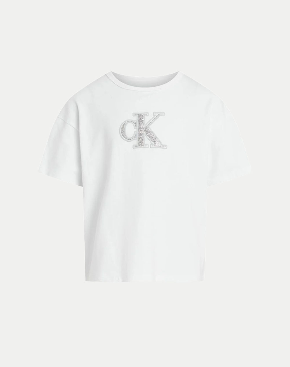 CALVIN KLEIN METALLIC CK T-SHIRT