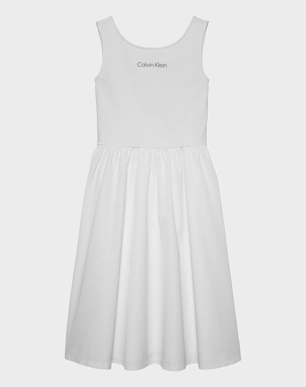 CALVIN KLEIN JEANS BACK DETAIL PUNTO DRESS