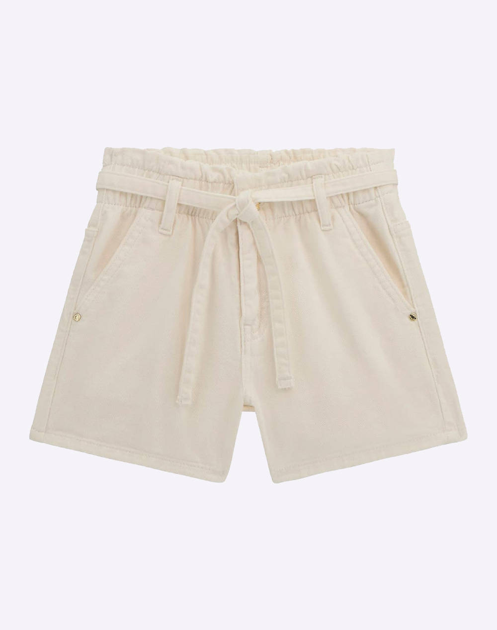 GUESS RIGID BULL DENIM SHO - COTTON RIGID TWILL SHORTS DE COPII GIRL