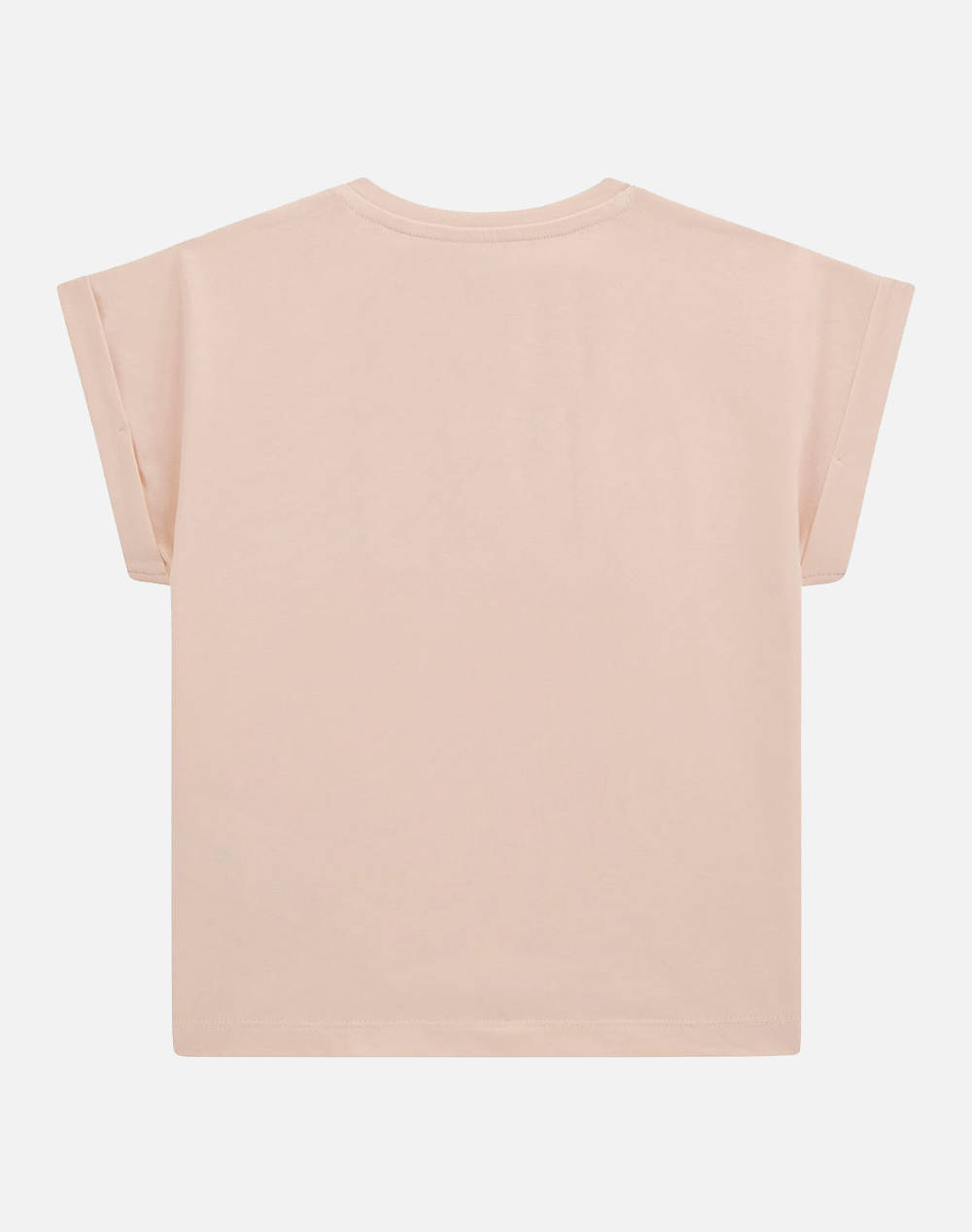 GUESS MIDI SS T-SHIRT - MID ORGANIC CO STR JERSEY 160 BLUZA G