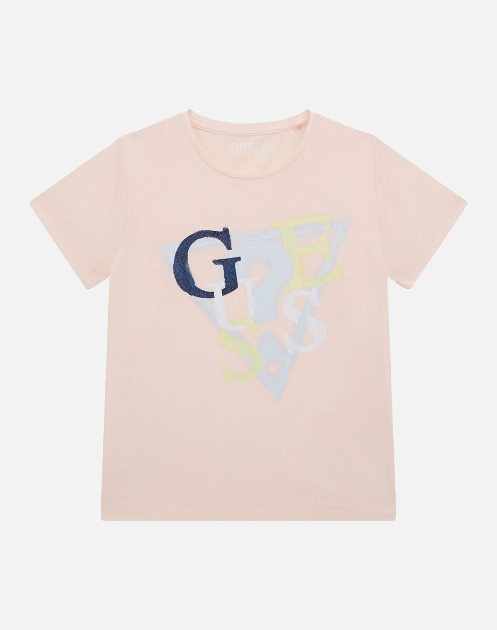 GUESS MIDI SS T-SHIRT - MID ORGANIC CO STR JERSEY 160 BLUZA G