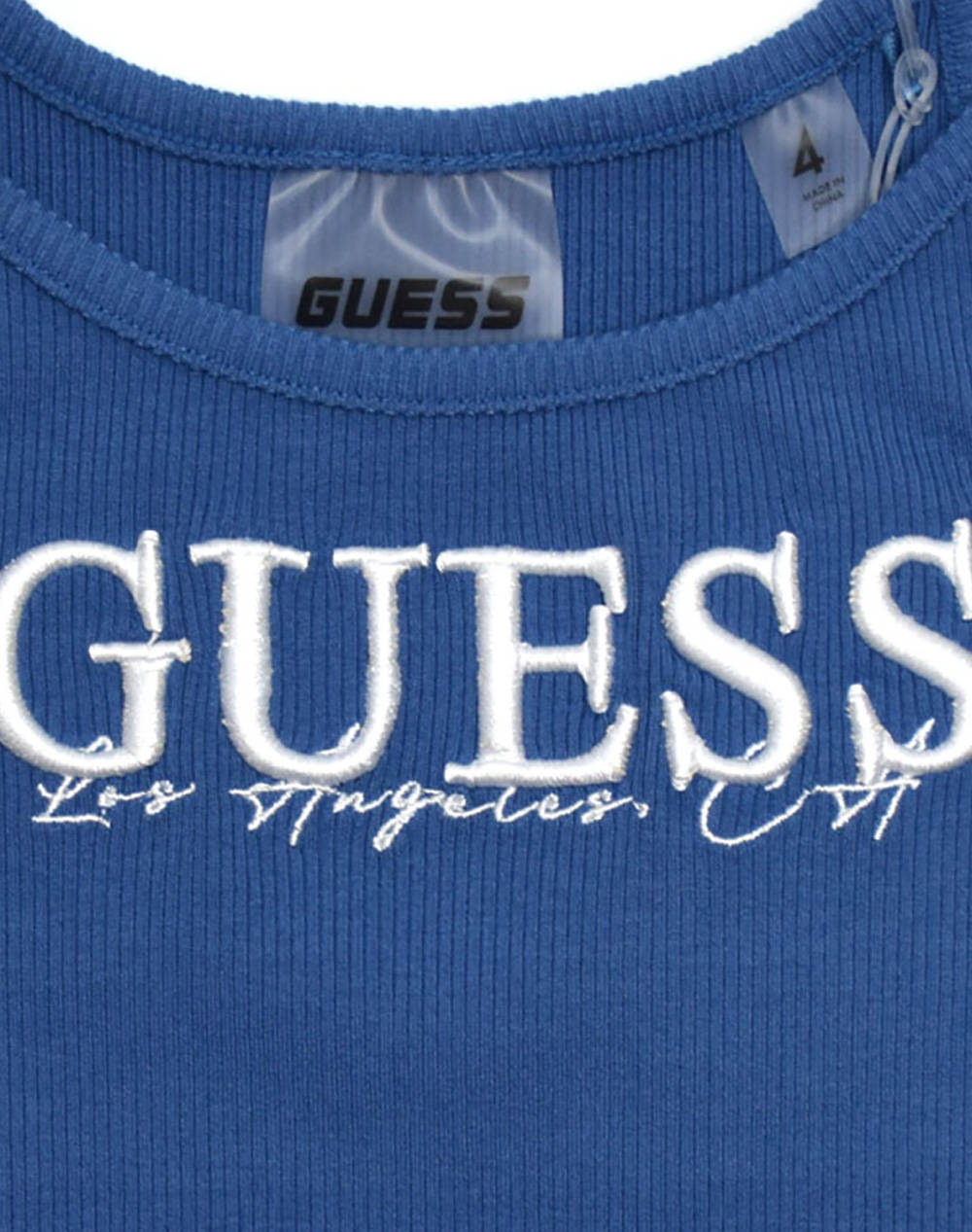 GUESS RIB SL TOP_MINI ME - ECO SMOOTH GIRLY RIB 435 BLUZA DE COPII GIRL