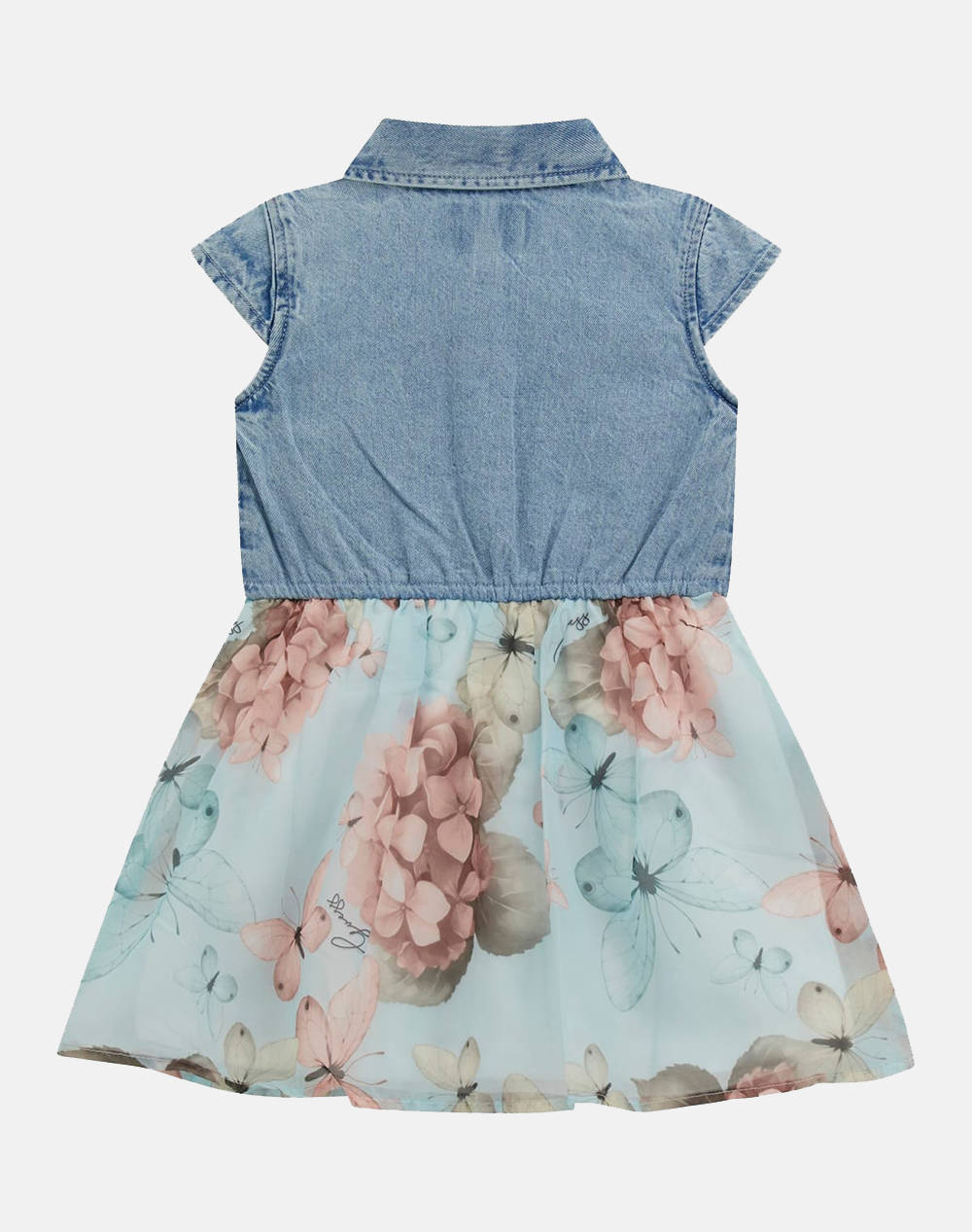 GUESS MIXED FABRICS SS DRESS ROCHIE DE COPII GIRL