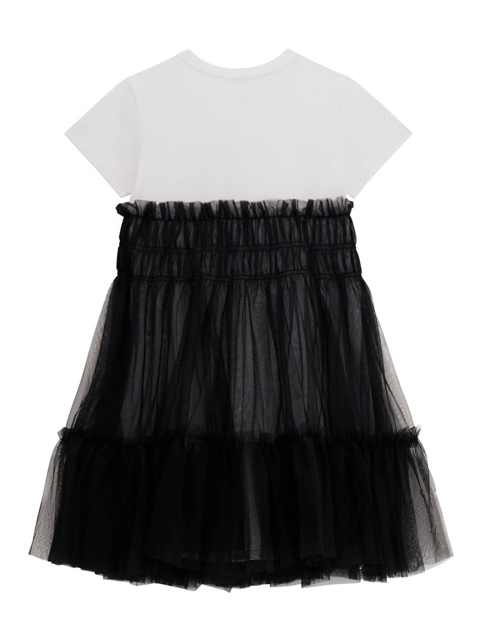 GUESS MIXED FABRIC SS DRESS ROCHIE DE COPII GIRL