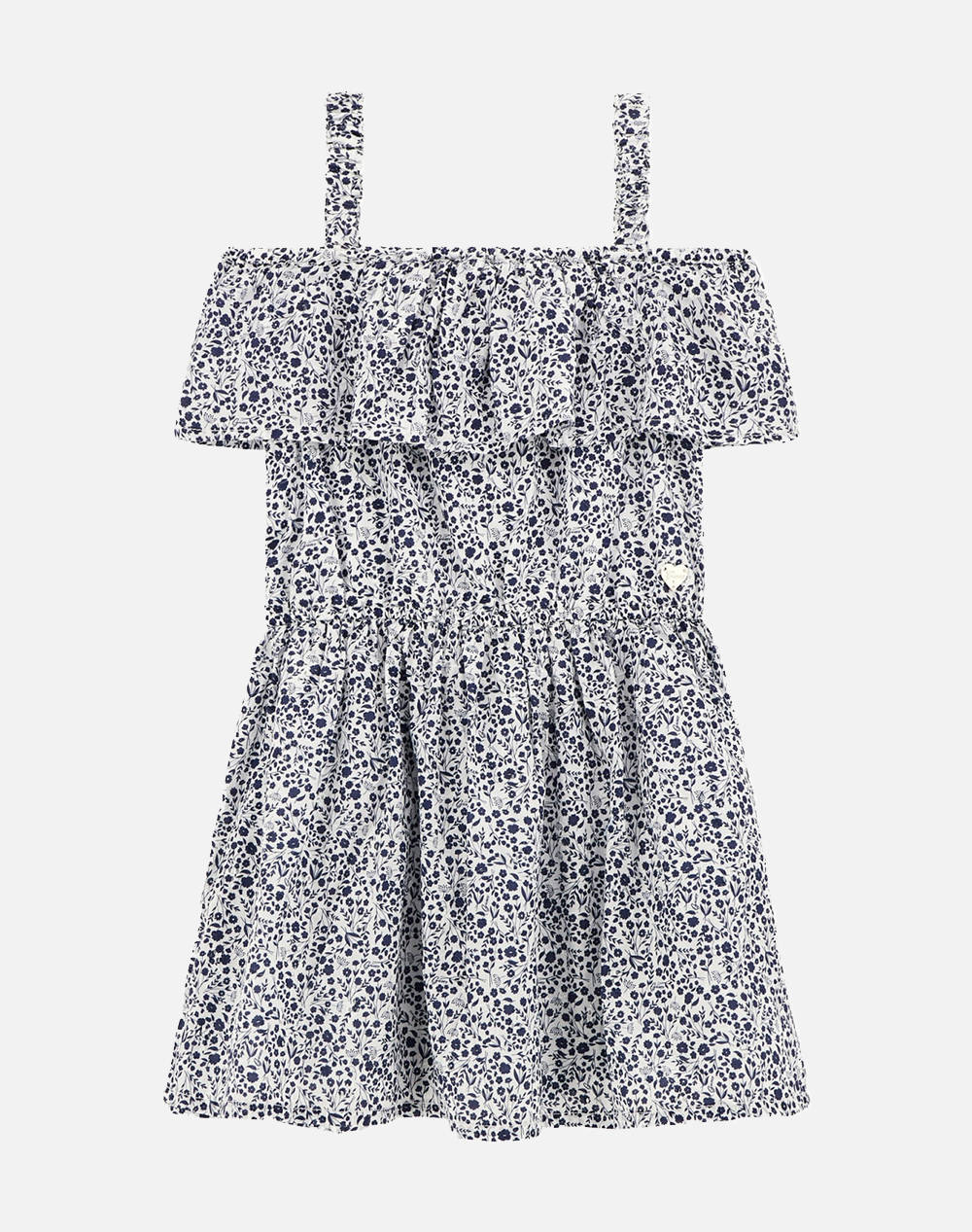 GUESS SANGALLO OFF SHOULDE - SANGALLO MUSLIN GRAPES COTTON ROCHIE G