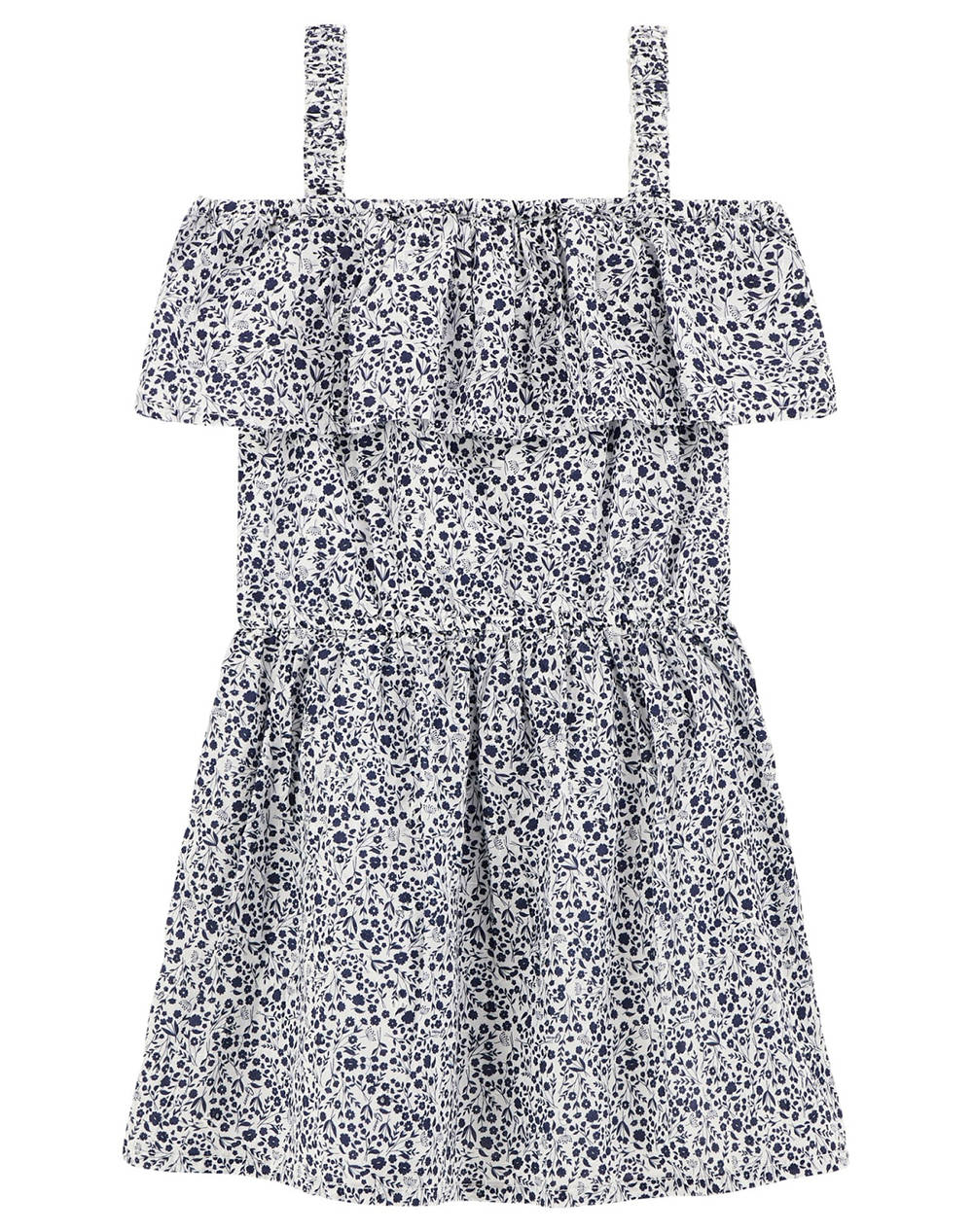GUESS SANGALLO OFF SHOULDE - SANGALLO MUSLIN GRAPES COTTON ROCHIE G