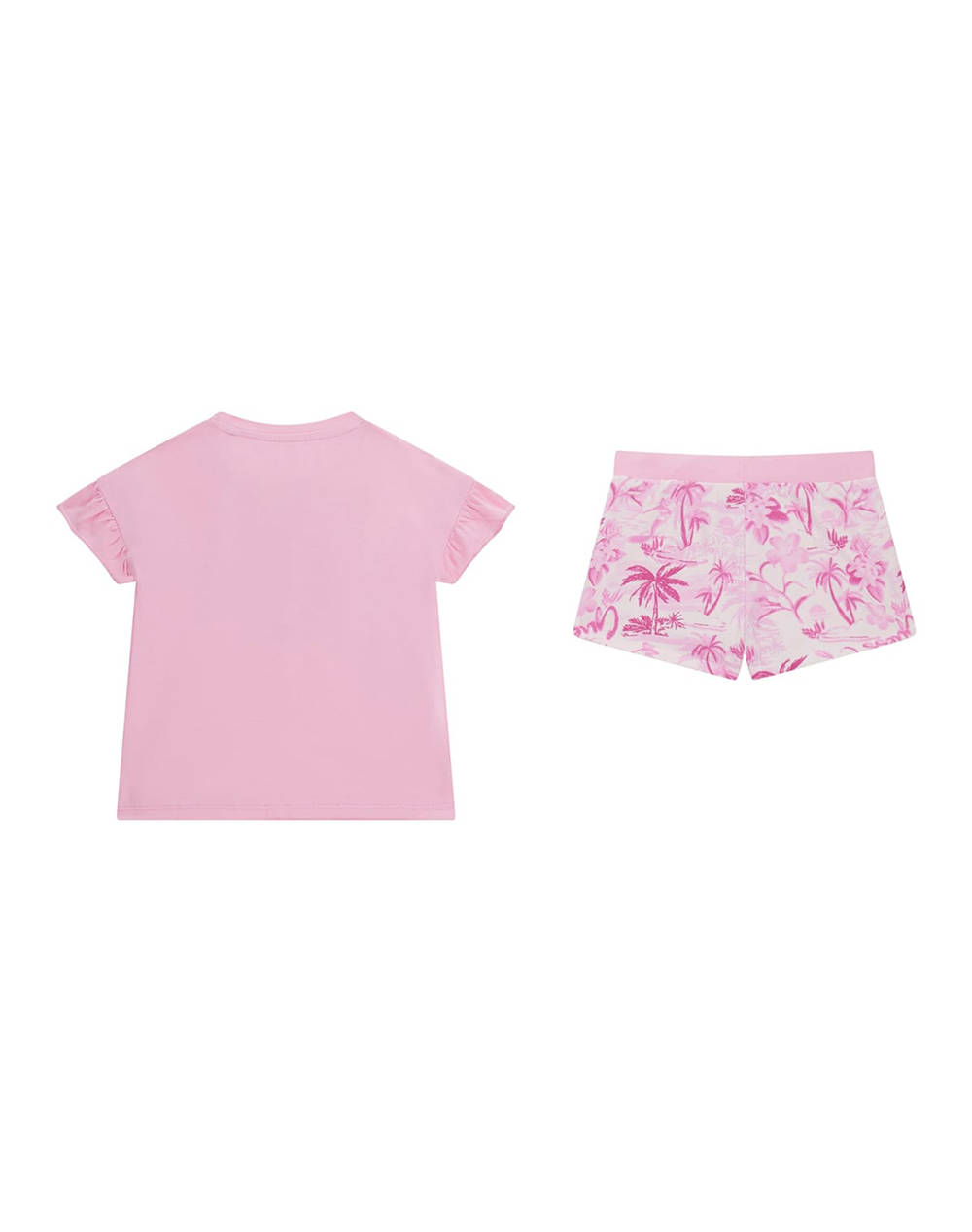 GUESS SET SS T-SHIRT+ACTIV - MID ORGANIC CO STR JERSEY 160 SET G