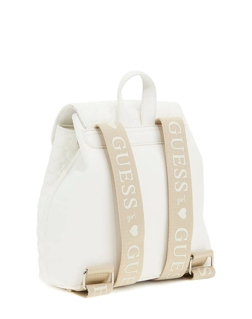 GUESS QUILTED BACKPACK - PU MATT SOFT LEATHER GEANTA G