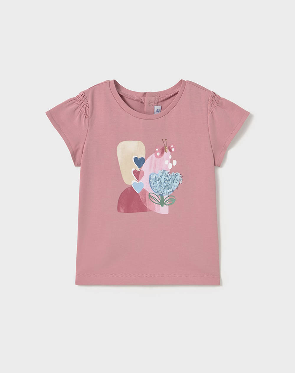 MAYORAL BLUZA CU CU MANECA SCURTA BRODATA