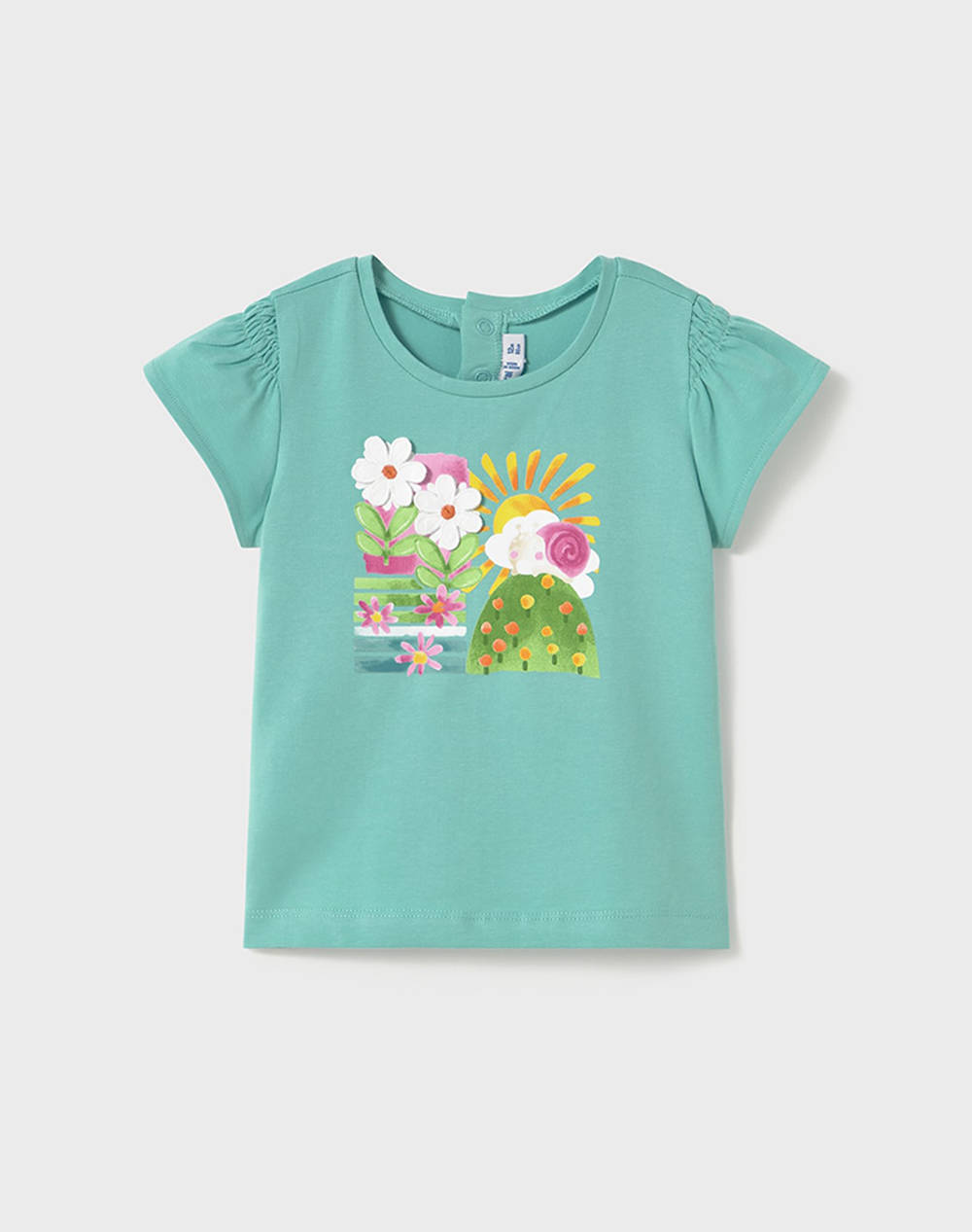 MAYORAL BLUZA CU CU MANECA SCURTA BRODATA